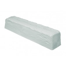 Декоративная балка из полиуретана рустик EQ 004 (2м) classic белая 19х17